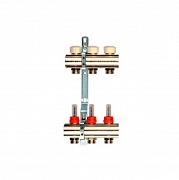 Коллектор BERGERR  3 вых евроконус 3/4 с расходомером (NK 1"х 3/4 - Т3) /650071N100503U/